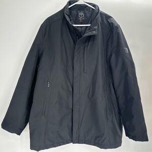 Tumi T-Tech Jacket Men's Black Water Resistant Insulated Full Zip Jacket Size XL